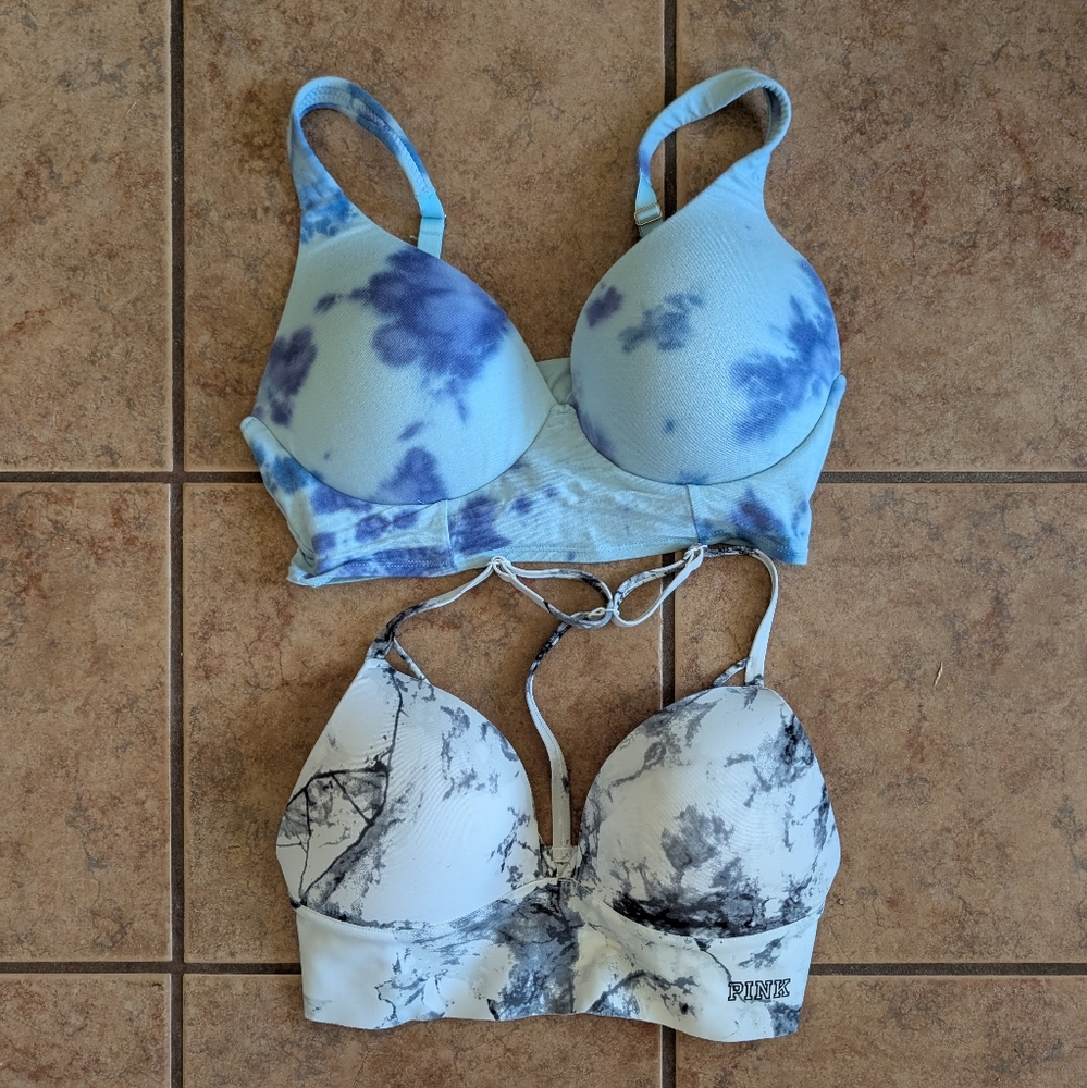 PINK Victoria's Secret Tie-Dye Bras